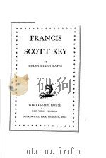 FRANCIS SCOTT KEY PDF电子版封面