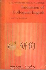 Iotonation of Colloquial English PDF电子版封面