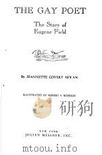 THE GAY POET PDF电子版封面