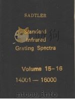 Standard Infrared Grating Spectra Volume 15-16 PDF电子版封面