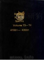 Standard N.M.R. Spectra Volume 73-74 PDF电子版封面