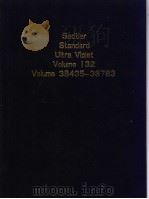 Sadtler Standard Ultra Violet Volume 132     PDF电子版封面     