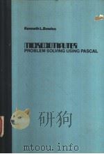 PROBLEM SOLVING USING PASCAL     PDF电子版封面  0387902864   