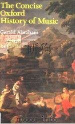 THE CONCISE OXFORD HISTORY OF MUSIC（1979 PDF版）