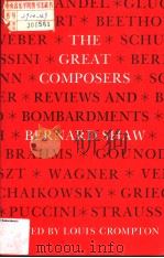 THE GREAT COMPLSERS PDF电子版封面 0520032667 REVIEWS AND BOMBARDMENTS BY BE