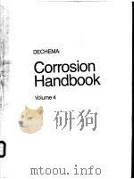 DECHEMA Corrosion handbook Volume PDF电子版封面 3527266518