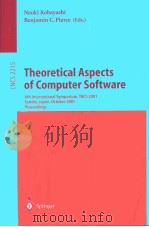 Theoretical Aspects of Computer Software PDF电子版封面 3540427368