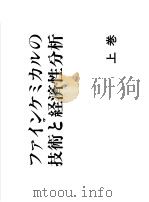 ファイソクミカルの技术と经济分析 (上卷) 1984年12月 PDF电子版封面