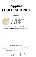 Applied FIBRE SCIENCE Volume 3 PDF电子版封面 0123237033 F.HAPPEY