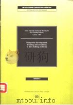 MANPOWER DEVELOPMENT，TRAINING  & RETRAINING IN THE ILATHING INDUSTRY（1987 PDF版）