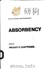 ABSORBENCY PDF电子版封面 044442377X PRONOY K.CHATTERJEE