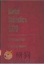 METAL STATISTICS 1970 PDF电子版封面