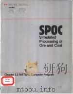 THE SPOC MANUAL CHAPTER 3.2 MATBAL COMPUTER PROGRAM MATBAL-COMPUTER PROGRAM FLR MATERIAL BALANCE DAT PDF电子版封面 0660118610 D.LAGUITTON D.BURROUGH AND S.