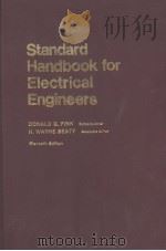 STANDARD HANDBOOK FOR ELECTRICAL ENGINEERS SECTION 1 QUANTITIES,UNITS,SYMBOLS,CONSTANTS,AND CONVERS PDF电子版封面 DONALD G.FINK H.WAYNE BEATY