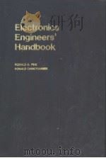 ELECTRONICS ENGINEERS'HANDBOOK SECOND DEITION SECTION 1 BASIC PHENOMENA OF ELECTRONICS PDF电子版封面 DONALD G.FINK DONALD CHRISTIA
