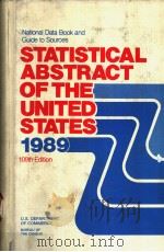 STATISTICAL ABSTRACT OF THE UNITED STATES 1989 109TH EDITION PDF电子版封面
