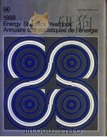1988 ENERGY STATISTICS YEARBOOK ANNUAIRE DES STATISTIQUES DE L‘ENERGIE PDF电子版封面 9210611357