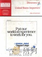 DIRECTORY OF UNITED STATES IMPORTERS PDF电子版封面 EDITION
