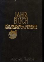 JAHRBUCH FUR BERGBAU,ENERGIE MINERALOL UND CHEMIE 1971 PDF电子版封面