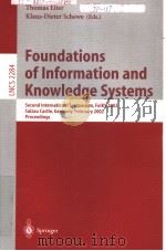 Foundations of Information and Knowledge Systems PDF电子版封面 3540432205