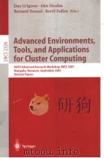 Advanced Environments,Tools,and Applications for Cluster Computing PDF电子版封面 3540436723