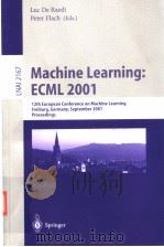 Machine Learning:ECML 2001 PDF电子版封面