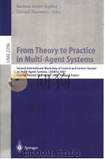 From Theory to Practice in Multi-Agent Systems PDF电子版封面 3540433708