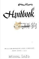 THE MUSIC LOVER'S HANDBOOK PDF电子版封面 ELIE SIEGMEISTER