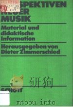PERSPEKTIVEN NEUER MUSIK PDF电子版封面 3795729513 B.SCHOTT'S SHONE·MAINZ