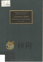CANTONESE OPERA PERFORMANCE AS CREATIVE PROCESS PDF电子版封面 0521305063 BELL YUNG