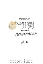 THEORY OF HARMONY VOL.Ⅱ PDF电子版封面