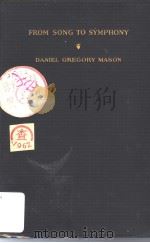 FROM SONG TO SYMPHONY PDF电子版封面