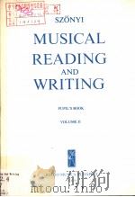 MUSICAL READING AND WRITING PULIL'S BOOK VOLUME Ⅱ（ PDF版）