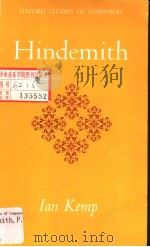 HINDEMITH IAN KEMP 1979 PDF电子版封面 0193141183