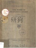 THE WORKS OF FRANCESCO LANDINI     PDF电子版封面     