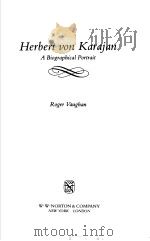 Herbert von Karajan A Biographical Portrait PDF电子版封面 0393022242 Roger Vaughan