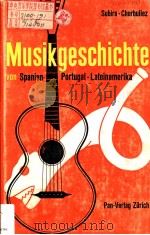 MUSIKGESCHICHTE PDF电子版封面