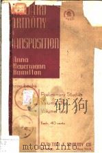 KEYBOARD HARMONY AND TRANSPOSITION PDF电子版封面