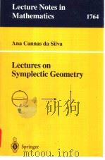 Lectures on Symplectic Geometry PDF电子版封面