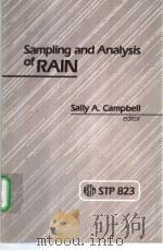 Sampling and Analysis of RAIN PDF电子版封面