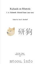 richards on rhetoric（ PDF版）
