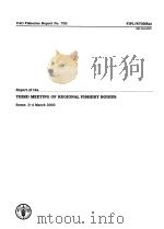 FAO FISHERIES REPORT NO.703 REPORT OF THE THIRD MEETING OF REGIONAL FISHERY BODIES PDF电子版封面 9251049386