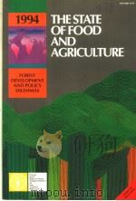 FAO Agriculture Series  No.27  THE STATE OF FOOD AND AGRICULTURE 1994     PDF电子版封面  9251035504   