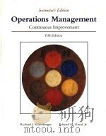 Operations Management Continuos Improvement(Fifth Edition) PDF电子版封面 0256137803