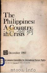 The Philippines:A Country in Crisis 1983 PDF电子版封面