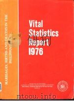 Vital Statistics Report 1976 1980 PDF电子版封面