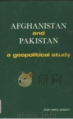 AFGHANISTAN and PAKISTAN a geopolitical study 1982 PDF电子版封面