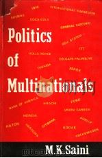 POLITICS OF MULTINATIONALS     PDF电子版封面     
