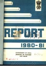 REPORT 1980-81 PDF电子版封面