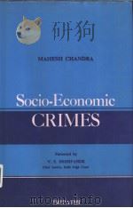 Socio-Economic Crimes 1979 PDF电子版封面